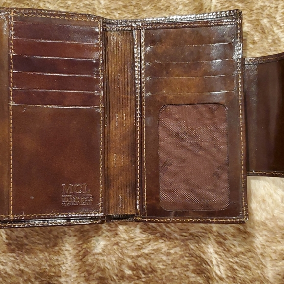 Marruecos Colombian Leather Brown Wallet - Picture 5 of 8